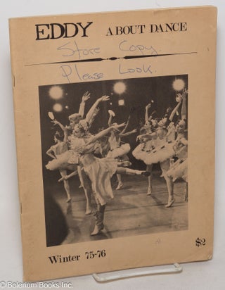 Cat.No: 300180 eddy: about dance, mostly; #7, Winter 1976/76. Tom Borek, Paul Sutherland...