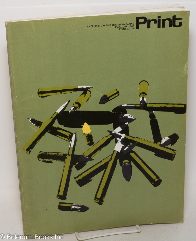 Cat.No: 300277 Print: America's graphic design magazine; vol. 19, #3, May/June 1965: Typomundus 20. Martin Fox, Mitzi Morris Marilyn Hoffner, Klaus F. Schmidt, Olaf Leu.