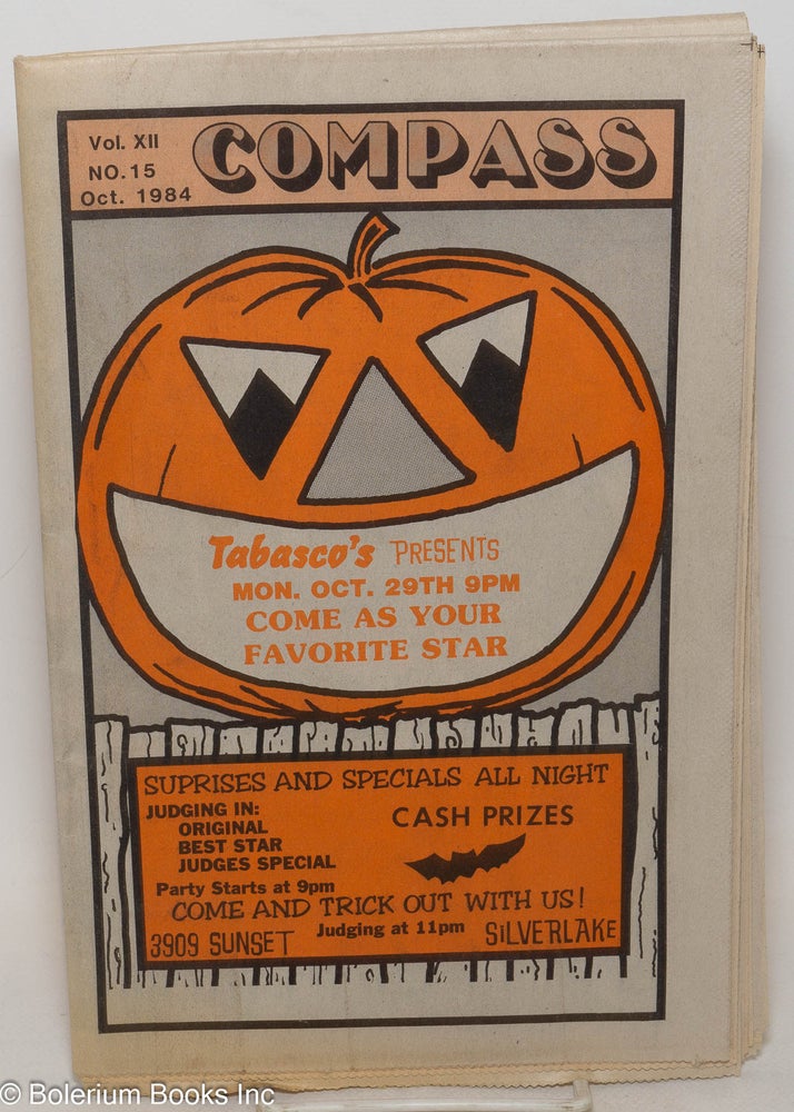 Cat.No: 300325 Compass: vol. 12, #15, Oct. 1984: Halloween. David J. DePino, Suzy Parker, Tony Taylor.