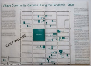 Cat.No: 300470 Silence prevails; East Village Community Gardens During the Pandemic 2020....