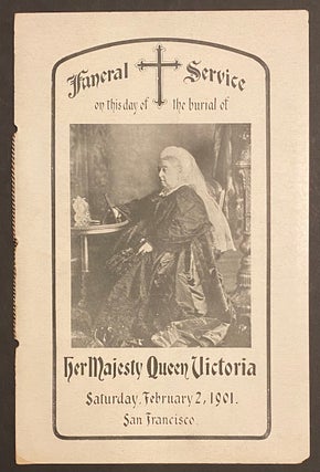 Cat.No: 300534 Funeral service on this day of the burial of Her Majesty Queen Victoria,...