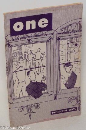 Cat.No: 300554 ONE; the homosexual magazine vol. 4, #7, October-November 1956. Ann Carll...