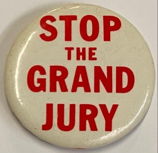 Cat.No: 300568 Stop the grand jury [pinback button
