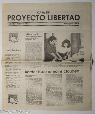 Cat.No: 300721 Casa de Proyecto Libertad: Summer / Fall Issue 1994
