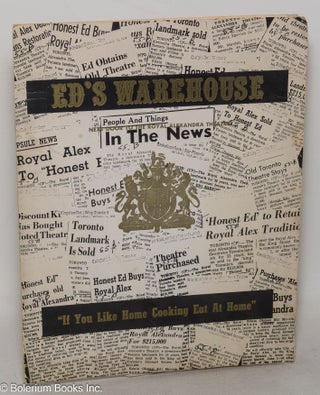 Cat.No: 300761 Ed’s Warehouse. Next door to the Royal Alexandra Theatre. "If you...