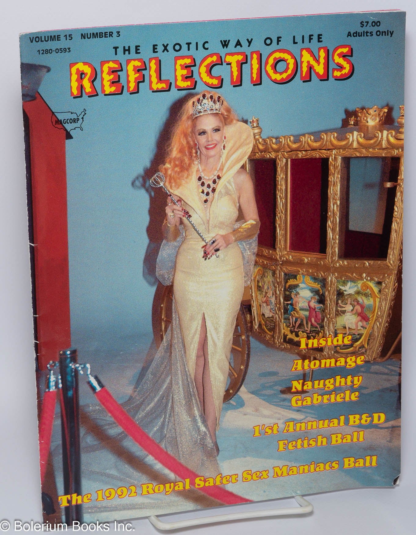 Reflections: the exotic way of life; vol. 15, #3: The 1992 Royal Safer Sex  Maniacs Ball | Reb Stout, Eric Aperture Master Zorro, Veronica Vera