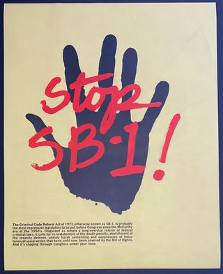 Stop SB-1! [poster]