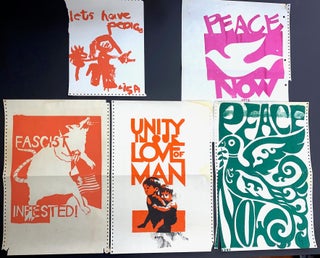 Cat.No: 301002 [Five different imperfect posters from the Political Poster Workshop at...