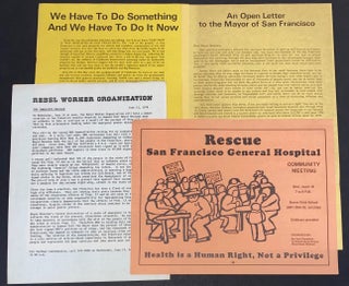 Cat.No: 301126 [Four leaflets reflecting Rebel Worker Organization activism at San...