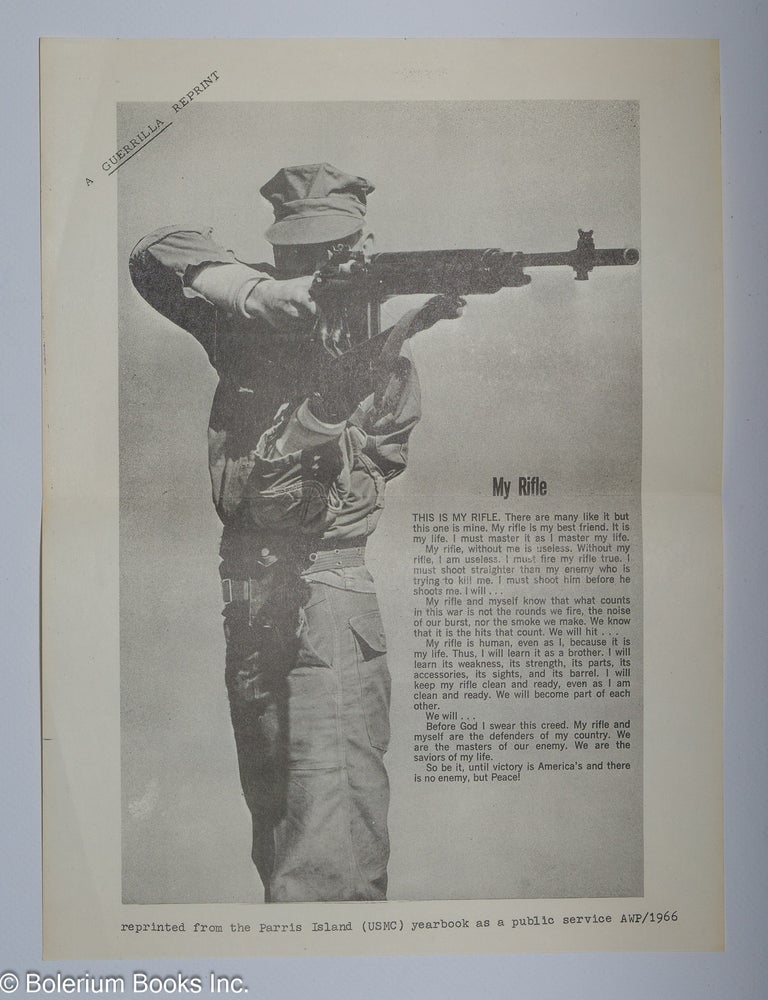 Cat.No: 301202 My Rifle [small poster]