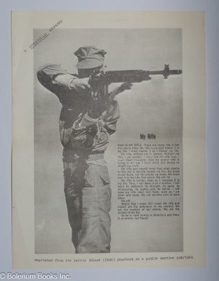 Cat.No: 301202 My Rifle [small poster