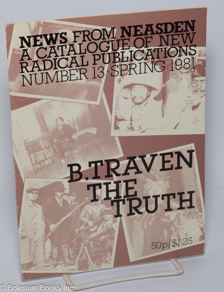 Cat.No: 301504 News from Neasden; a catalogue of new radical publications, number 13 (Spring 1981)
