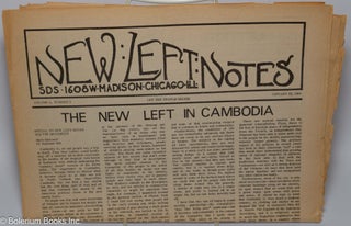 Cat.No: 301524 SDS new left notes, vol. 3, no. 3, January 22, 1968. Students for a....