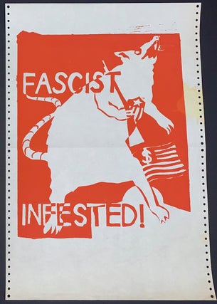Cat.No: 301544 Fascist infested [screenprint poster