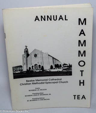 Cat.No: 301789 Annual Mammoth Tea. Beebe Memorial Cathedral Christian Methodist Episcopal...