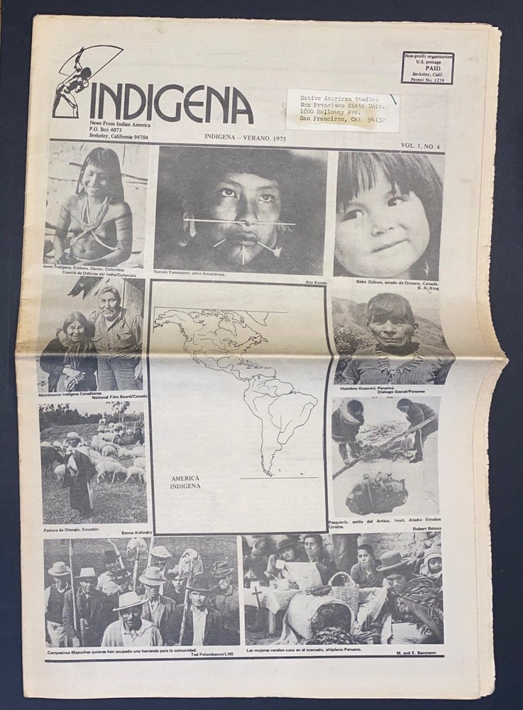 Cat.No: 301831 Indigena: News from Indian America. Vol. 1 no. 4 (Verano, 1975)