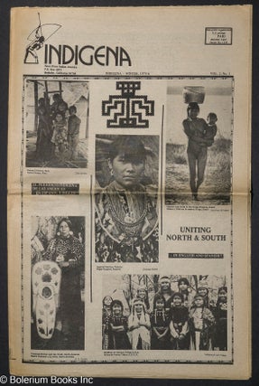 Cat.No: 301832 Indigena: News from Indian America. Vol. 2 no. 1 (Winter, 1975-6