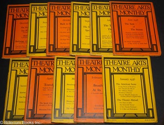 Cat.No: 302144 Theatre Arts Monthly: vol. 20, broken run [11 issues]. Edith R. Isaacs,...