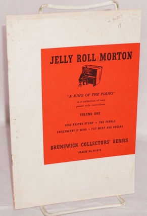 Cat.No: 30219 Jelly Roll Morton: "a king of the piano" in a collection of rare...