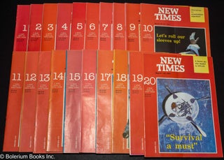 Cat.No: 302218 New Times: A Soviet Weekly of World Affairs [43 issue run] Nos. 1 - 43...