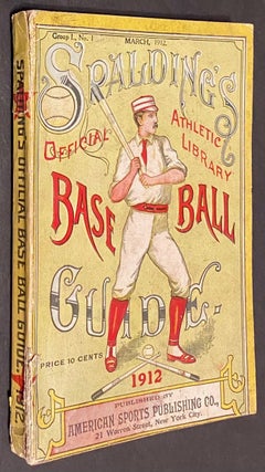 Cat.No: 302223 Spalding's Official Athletic Library. Base Ball Guide 1912