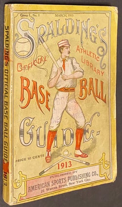 Cat.No: 302224 Spalding's Official Athletic Library. Base Ball Guide 1913