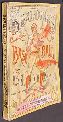 Cat.No: 302228 Spalding's Official Athletic Library. Base Ball Guide 1917