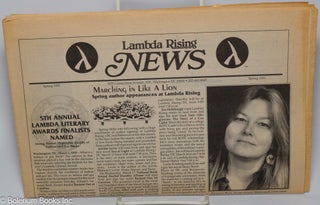 Cat.No: 302349 Lambda Rising News: Spring 1993: Dorothy Allison Visits Lambda Rising DC....