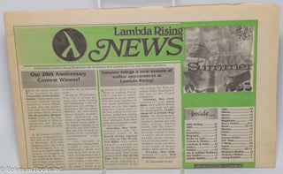 Cat.No: 302351 Lambda Rising News: Summer 1995: 20th Anniversary Contest Winner