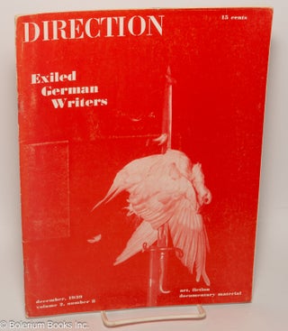 Cat.No: 302470 Direction, December 1939, vol. 2, no. 8. [Special issue on & by] Exiled...