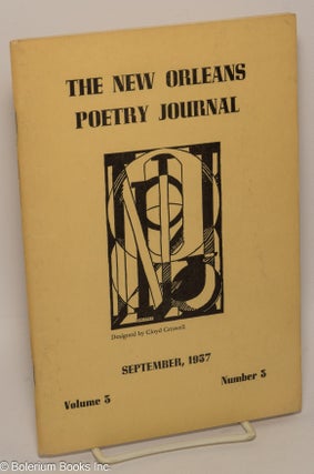 Cat.No: 302502 The New Orleans Poetry Journal: vol. 3, #3, Sept. 1957. Richard Ashman,...