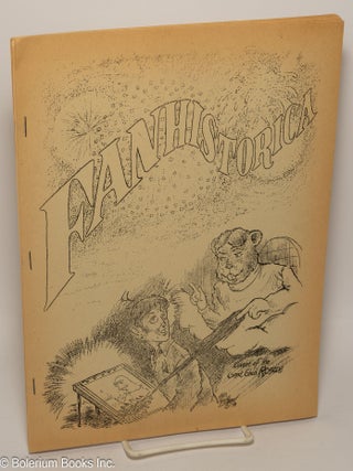 Cat.No: 302516 Fanhistorica #3 (August 1980). JoeD Siclari, ed, sic