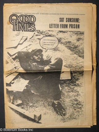 Cat.No: 302553 Good Times: vol. 3, #30, July, 31, 1970: Sgt Sunshine: letter from prison....