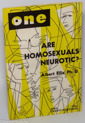 Cat.No: 302686 ONE: the homosexual magazine vol. 3, #4, April, 1955: Are Homosexuals...
