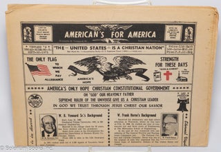 Cat.No: 302772 American's for America , no. 8 (September 10, 1971). Wickliffe B. Vennard
