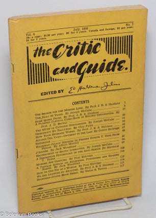 Cat.No: 302799 The Critic and Guide: vol. 4 no. 7, July 1950. E. Haldeman-Julius