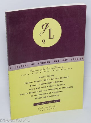 Cat.No: 303059 GLQ: a journal of lesbian and gay studies; vol. 2, #4:...
