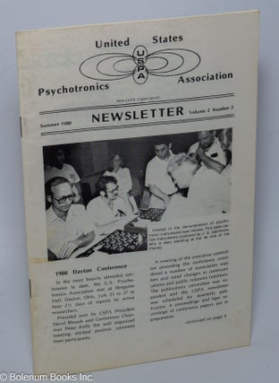 Cat.No: 303063 United States Psychotronics Association, newsletter; vol. 2, no. 2 (summer...