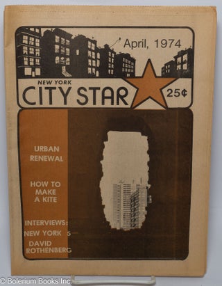 Cat.No: 303068 New York City Star; vol. 1, no. 11 (April 1974). Joel Schwartz, Natalee...