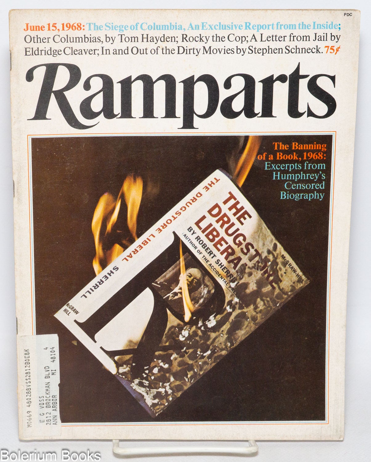 Ramparts: vol. 6, #11, June 15, 1968 | Warren III Hinckle, Editorial ...
