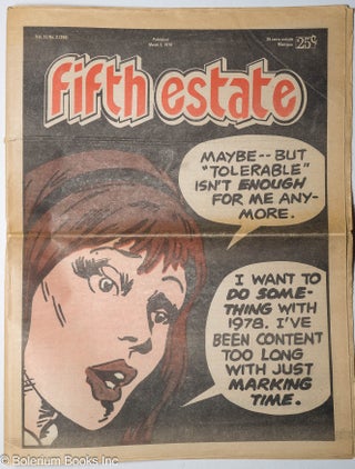 Cat.No: 303300 The Fifth Estate: vol. 13, No. 2 (#290), March 2, 1978