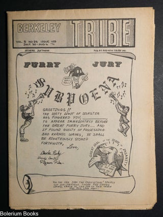 Cat.No: 303306 Berkeley Tribe: vol. 5, #25 (#105), July 30-Aug. 6, 1971