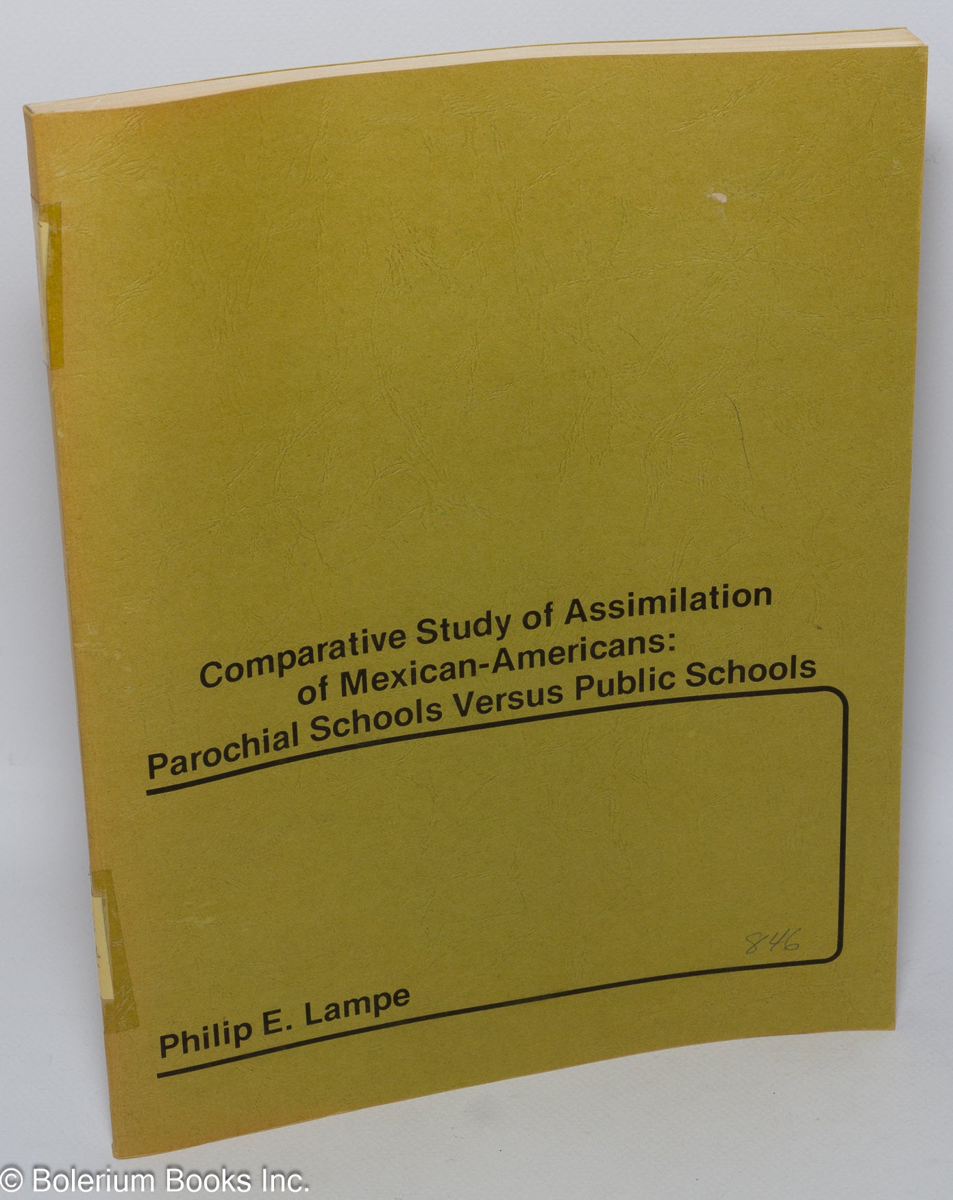 Comparative study of the assimilation of Mexican Americans parochial