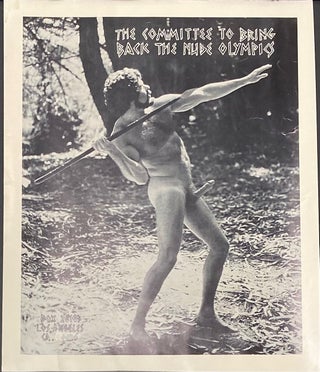 Cat.No: 303395 The Committee to Bring Back the Nude Olympics [poster