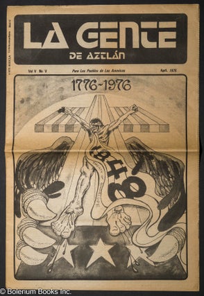 Cat.No: 303532 La Gente de Aztlan: para Los Pueblos de las Americas; vol. 5, #5, April 1975