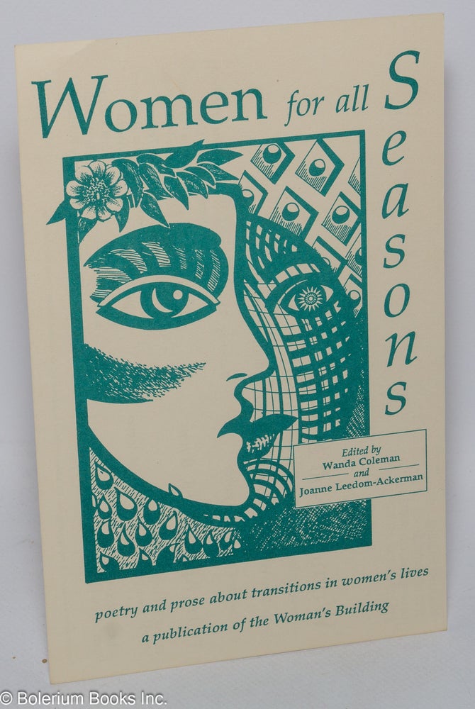 Cat.No: 303642 Women for all Seasons: Poetry and prose about transitions in women's lives [promotional postcard]