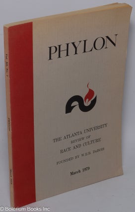 Cat.No: 303720 Phylon: The Atlanta University review of race and culture; vol. 40, #1:...