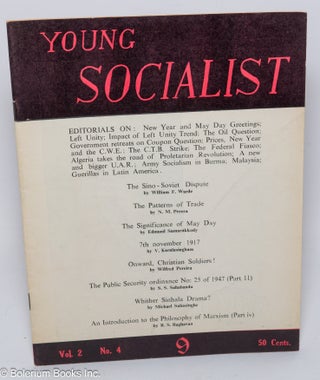 Cat.No: 303767 Young socialist: Vol. 2 No. 4, Whole No. 9. May Wickremasuriya, Sydney...