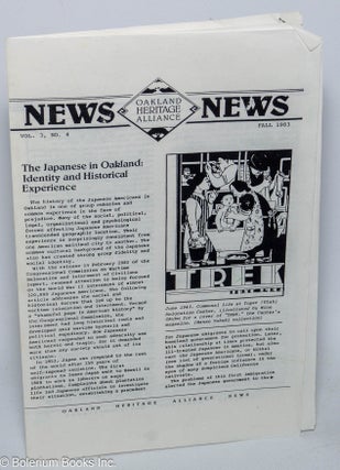 Cat.No: 303856 Oakland Heritage Alliance News: Vol. 3, No. 4, Fall 1983