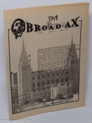 Cat.No: 304010 The Broad Ax. Vol. 1 no. 5 (August 1974